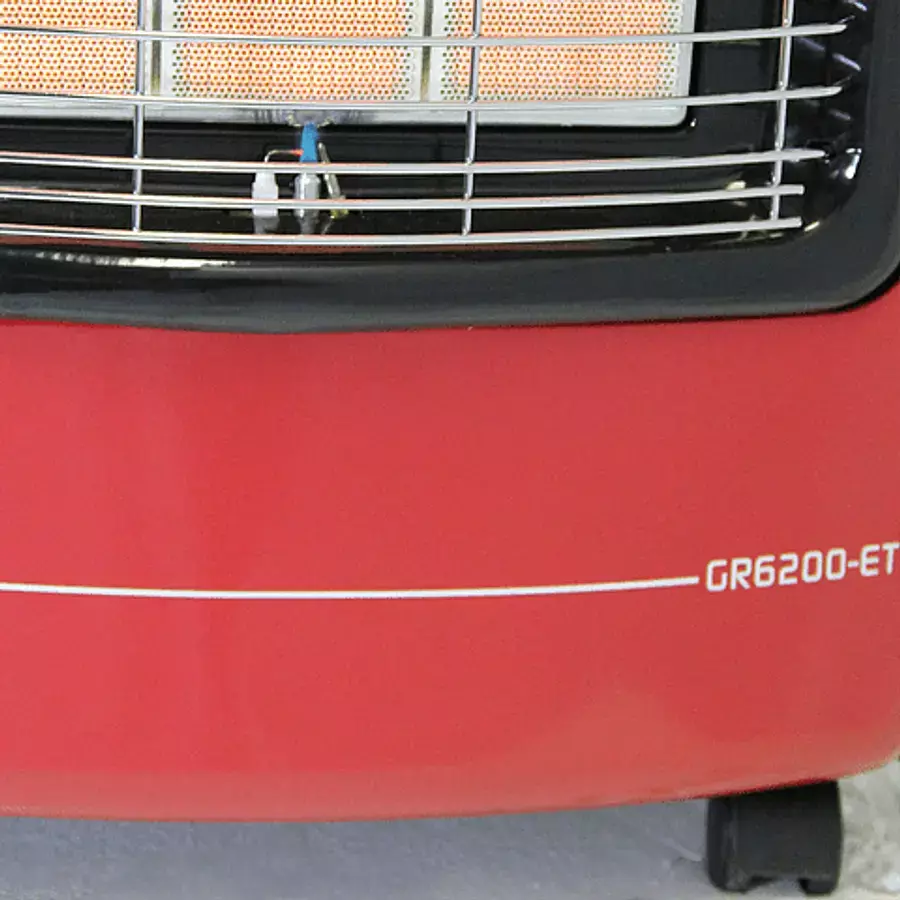 Turbo calefactor Infrarrojo GRX-6200ET Rojo Radiante URSUS TROTTER®-4