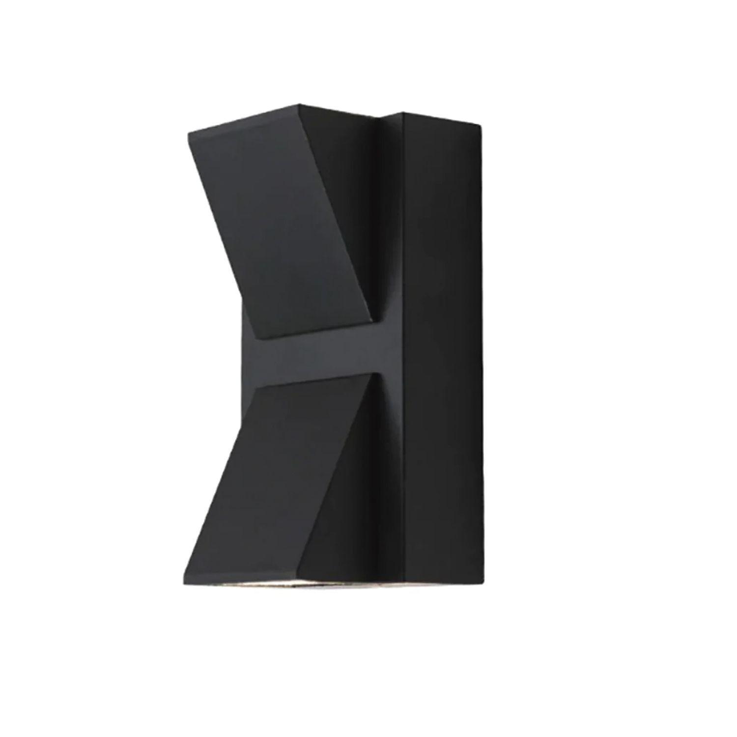 Apliqué LED Doble Exterior 2x3W Negro Kapelle-0