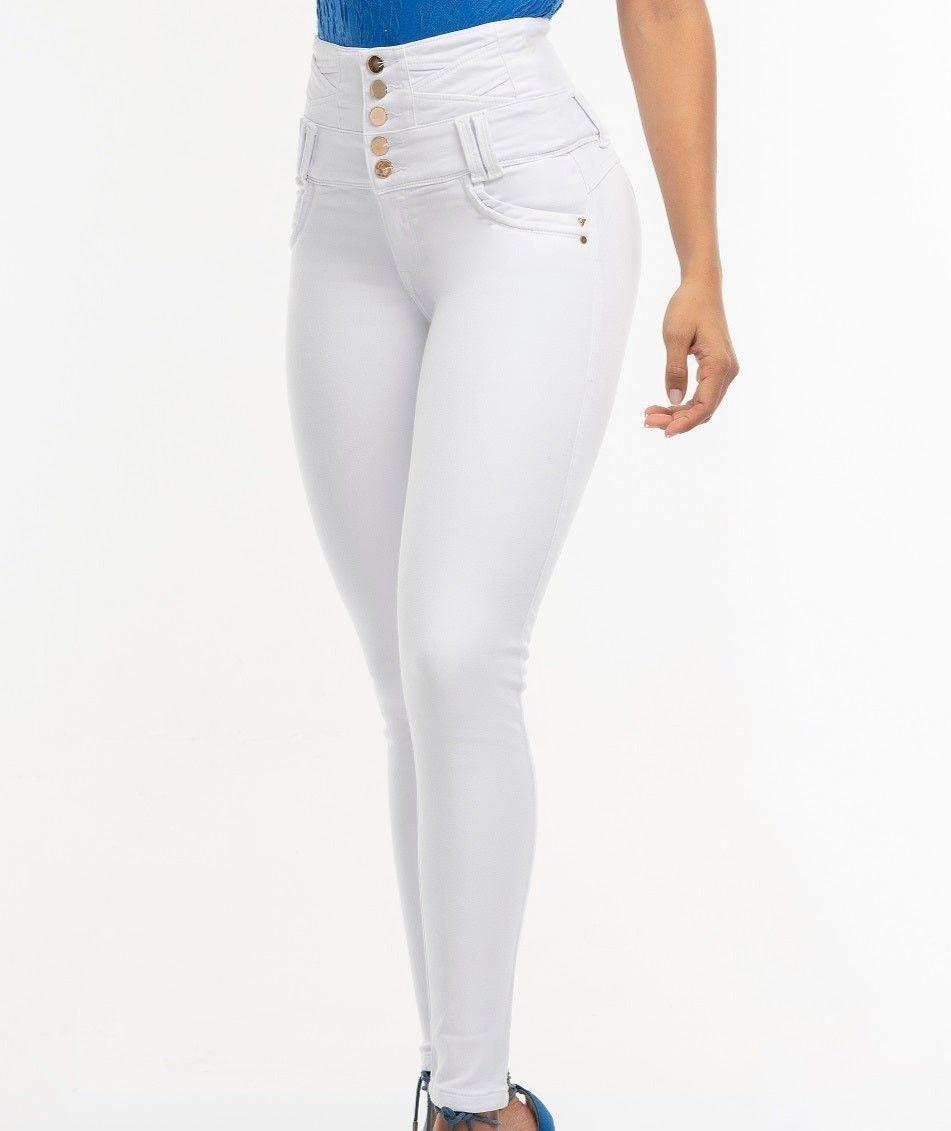 Jeans Colombiano Push Up Tiro Alto Levanta Cola 986B-1