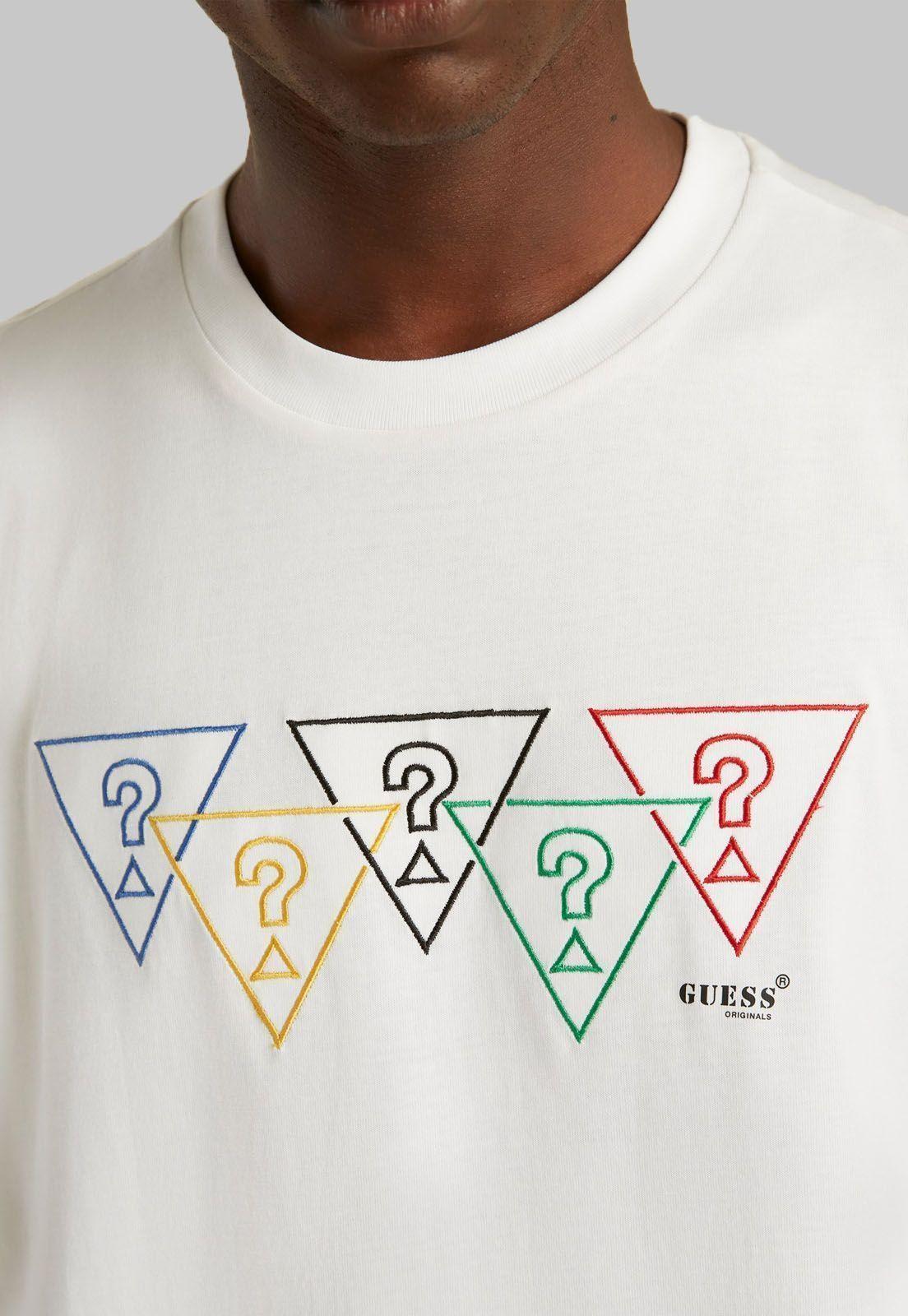 Polera Su Games Ss Tri Logo Tee G01 Guess-1