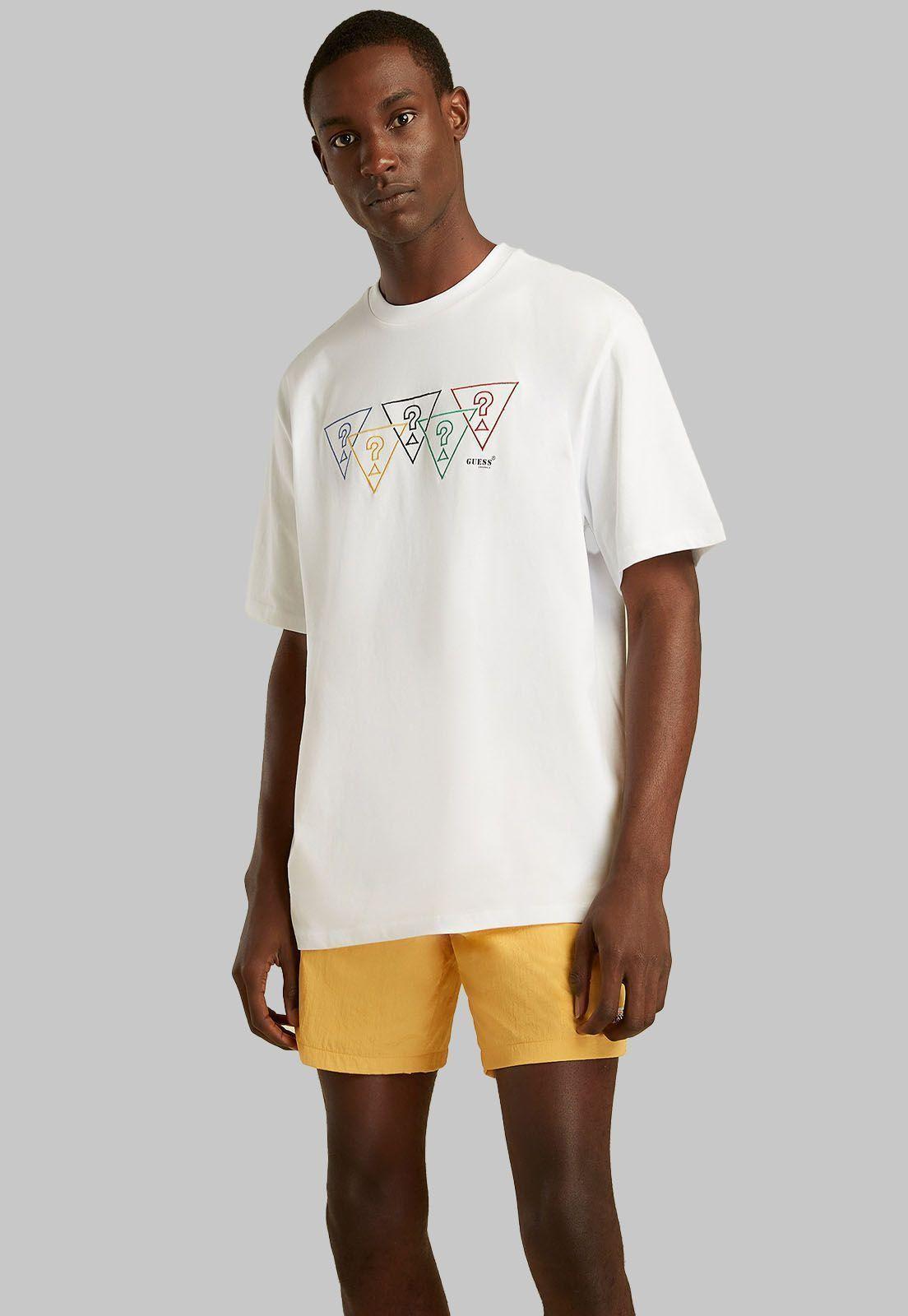 Polera Su Games Ss Tri Logo Tee G01 Guess-0