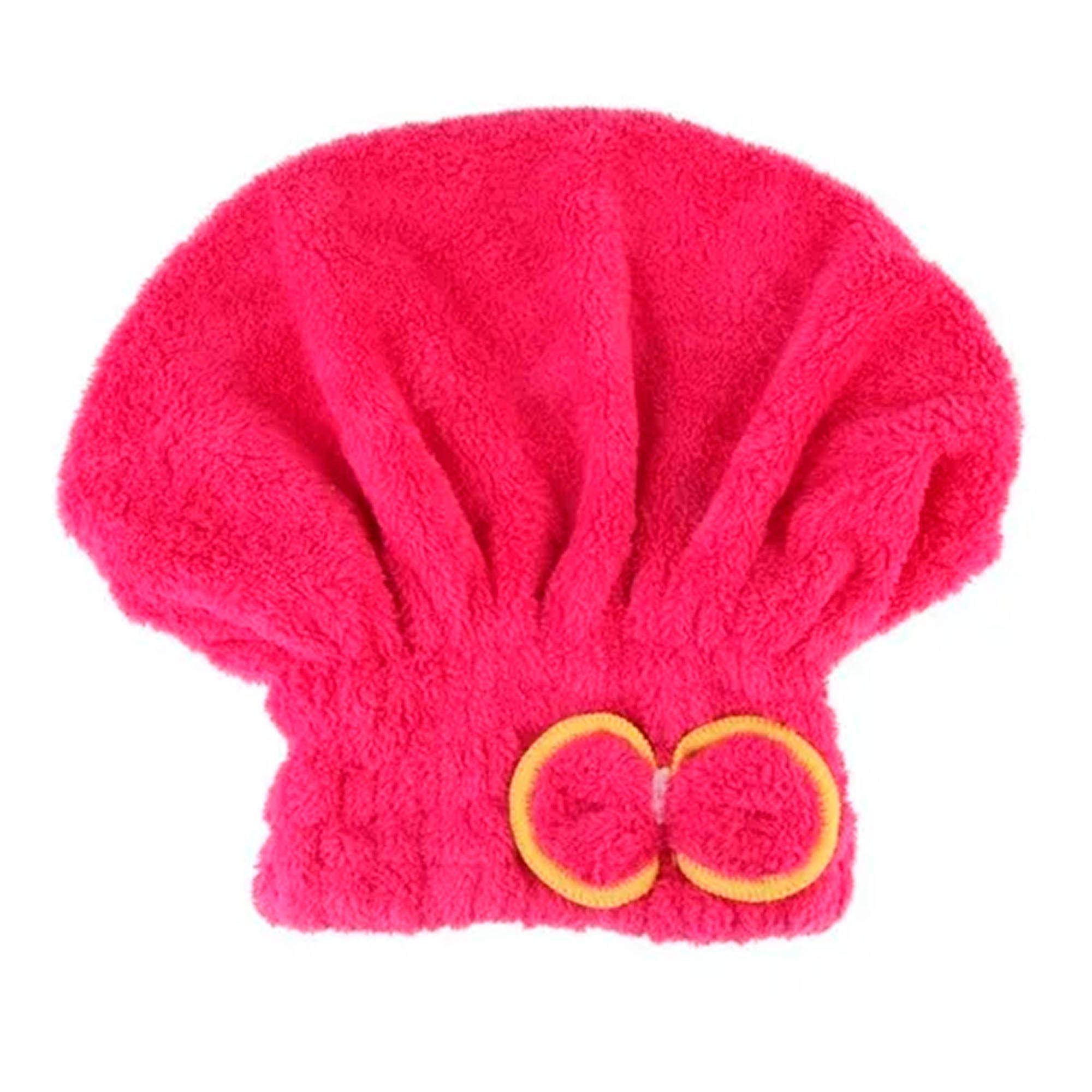 Gorro Toalla Microfibra Para Secar Cabello Ducha-1