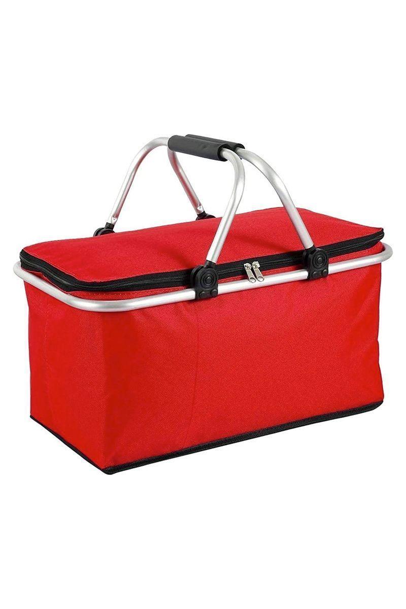 Cooler Bolso Plegable Rojo-0