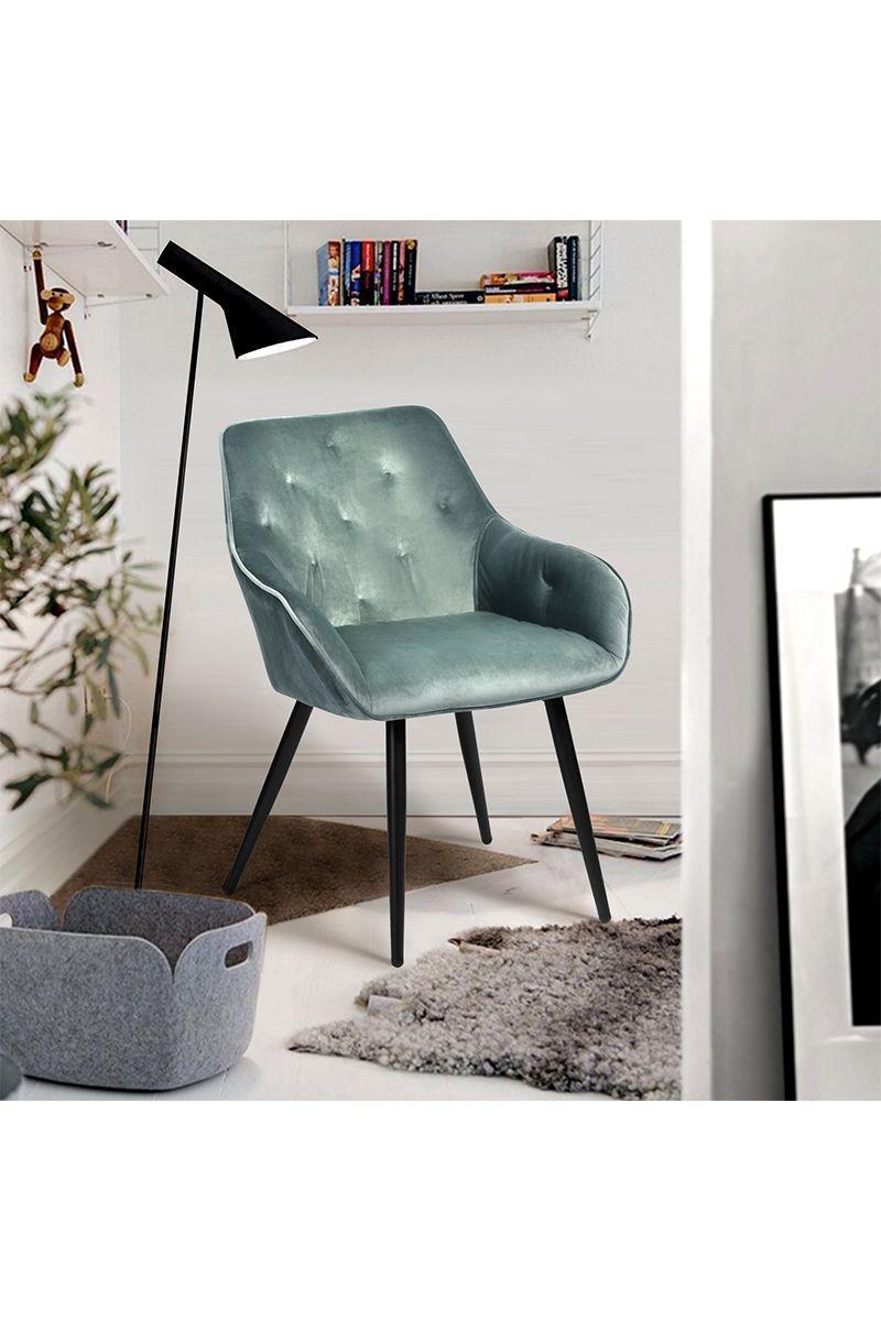 Pack 2 Sitial Chandler De Terciopelo Verde-1