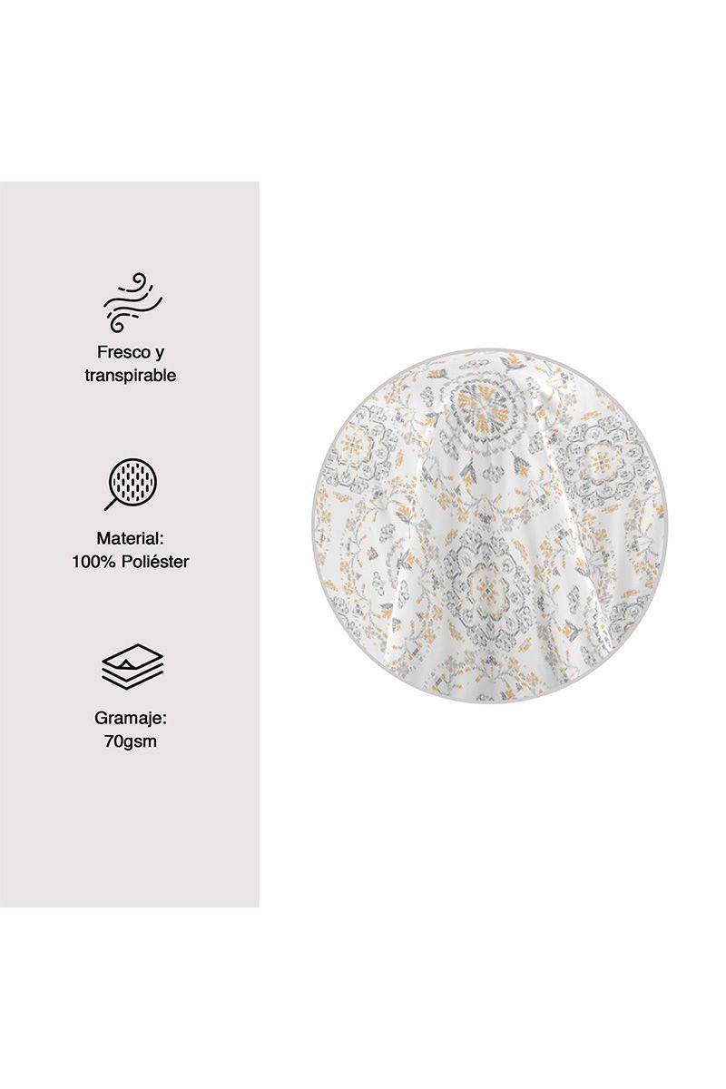 Juego de Sábanas de Microfibra 2 Mosaico-2