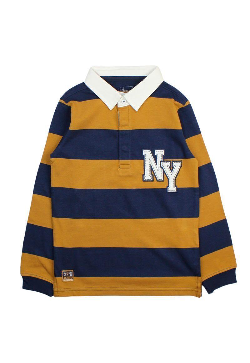Polera kids niño listada stronger 228-0