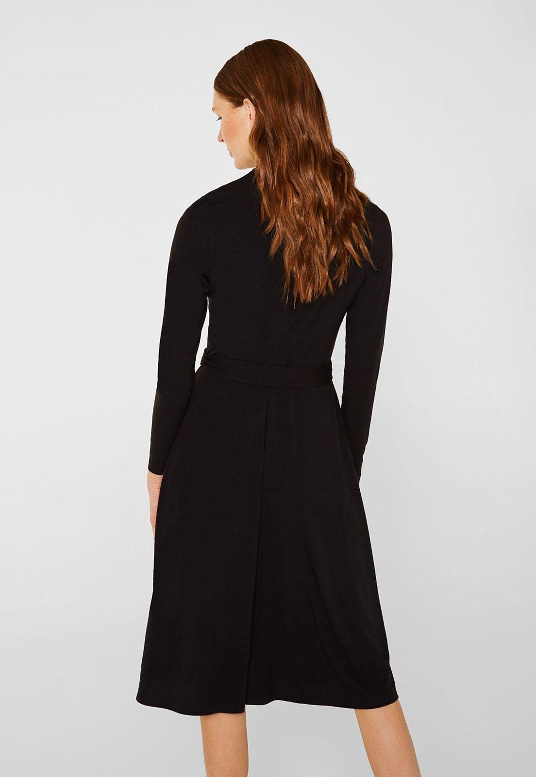 Vestido Midi Con Cinturón Esprit-1
