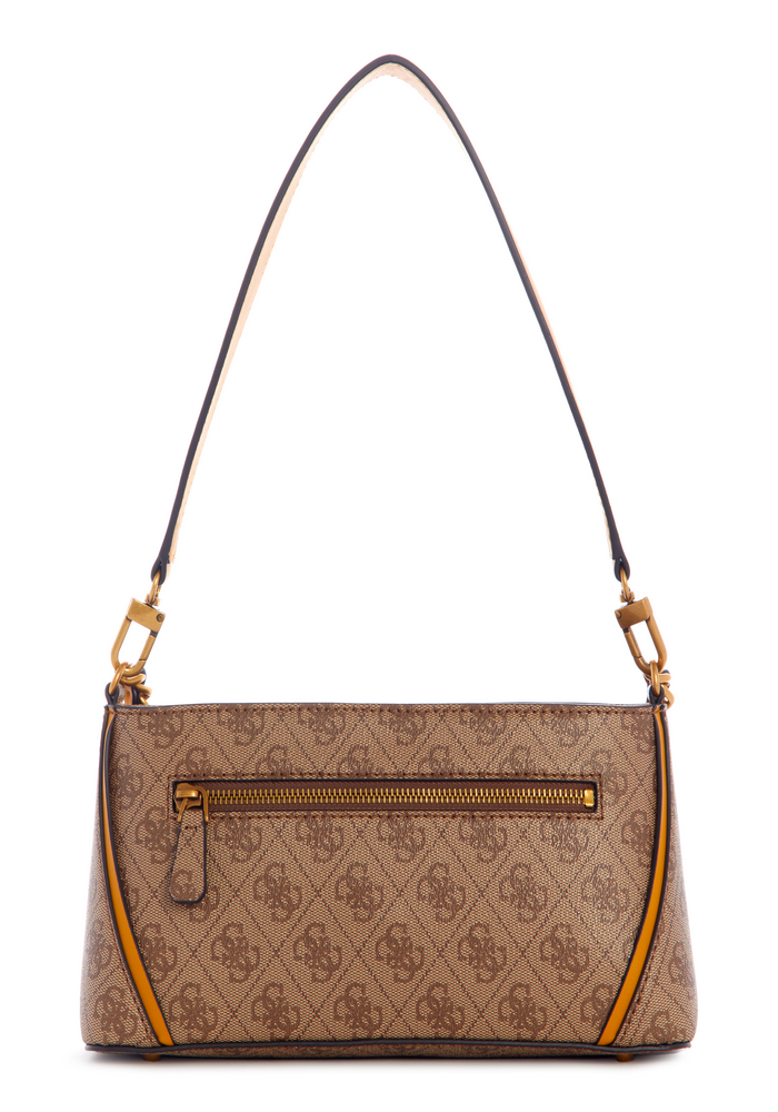 Cartera Izzy Top Zip Shoulder Bag Amarillo Guess-1