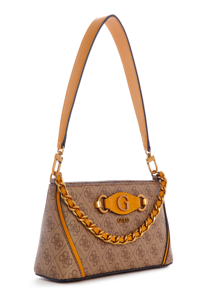 Cartera Izzy Top Zip Shoulder Bag Amarillo Guess-2
