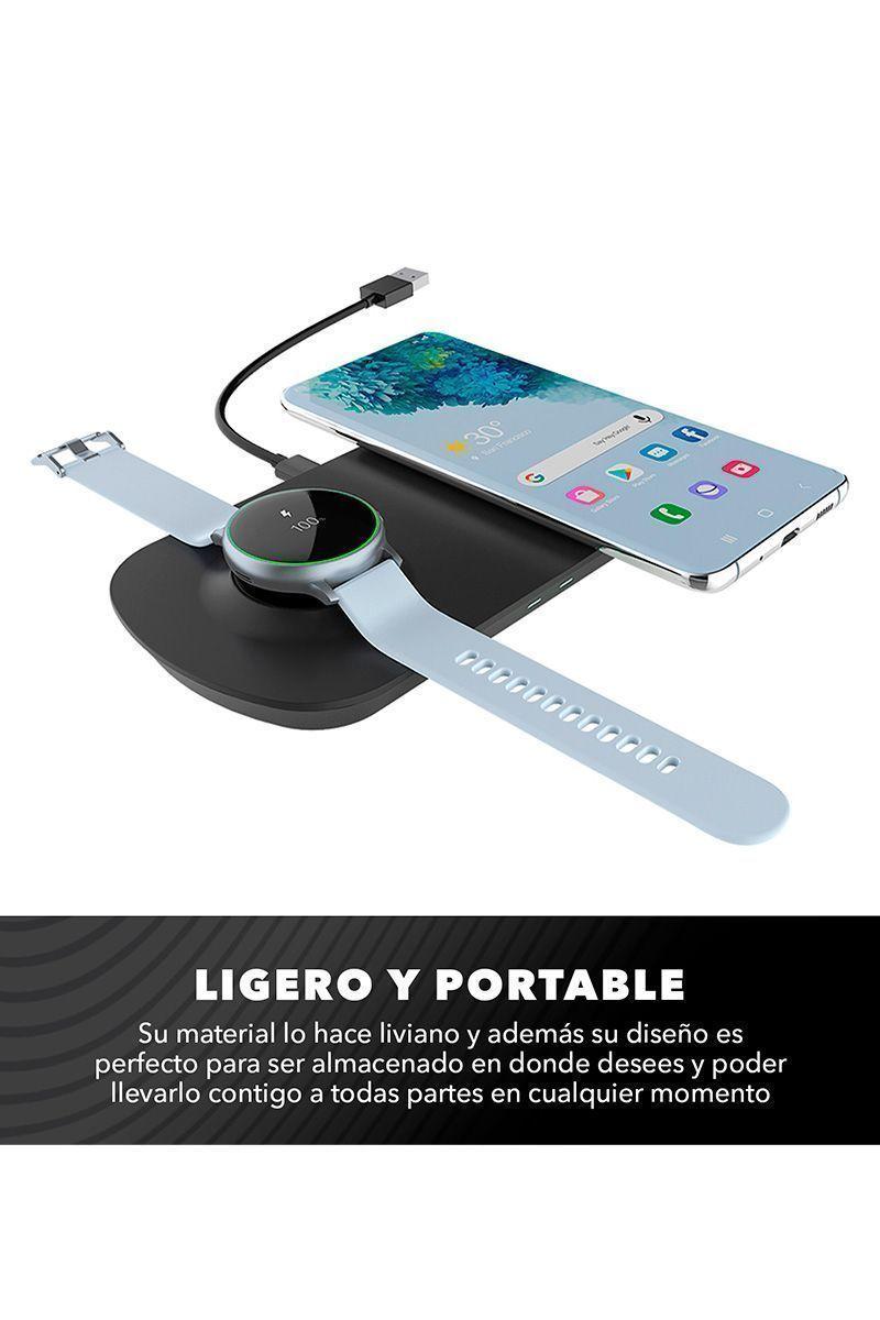 Cargador Inalámbrico 2en1 15W Samsung Apple Huawei-2