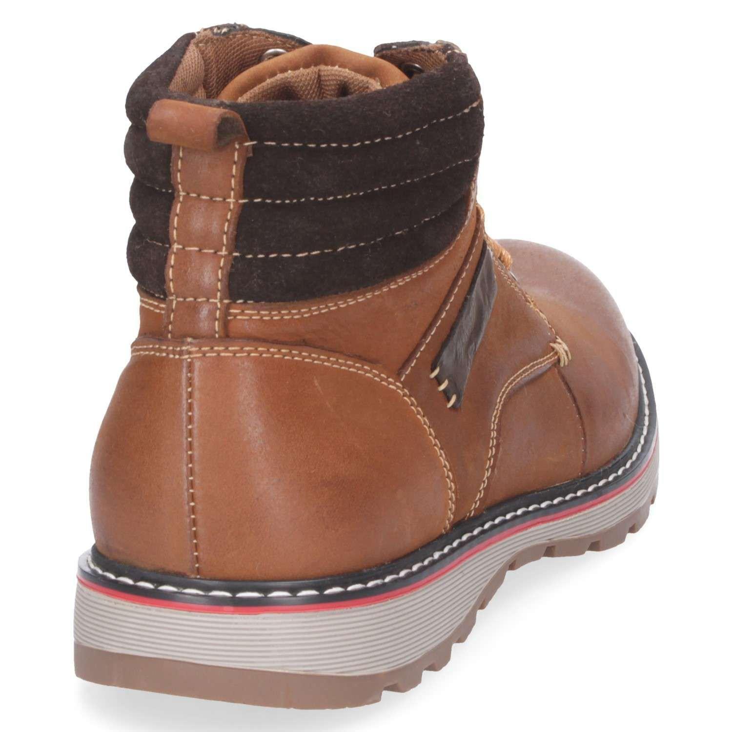 Botin Casual Hombre Pluma - T834 Café-2