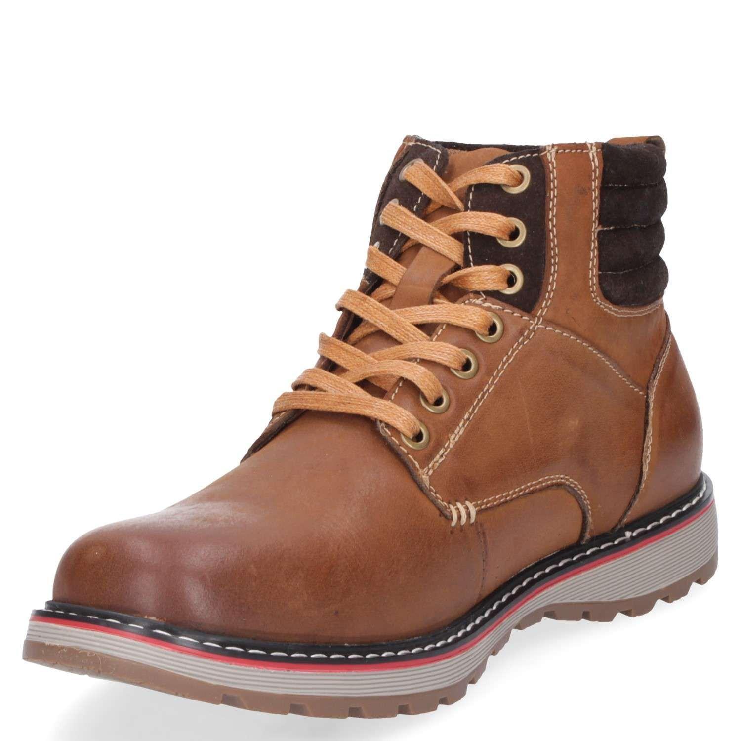 Botin Casual Hombre Pluma - T834 Café-4