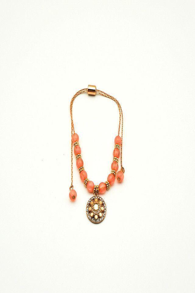 Pulsera Mostacillas Rosa i-D-0