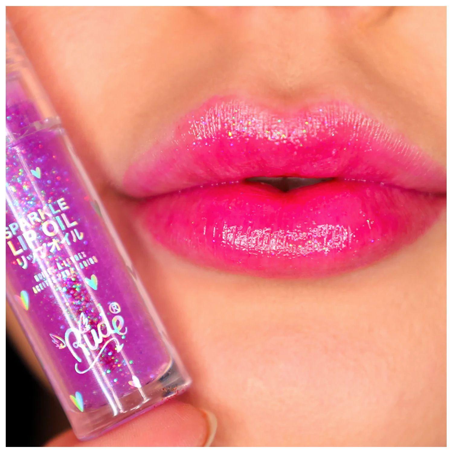 Aceite de Labios Sparkle Colección Manga Uva Rude Cosmetics-3