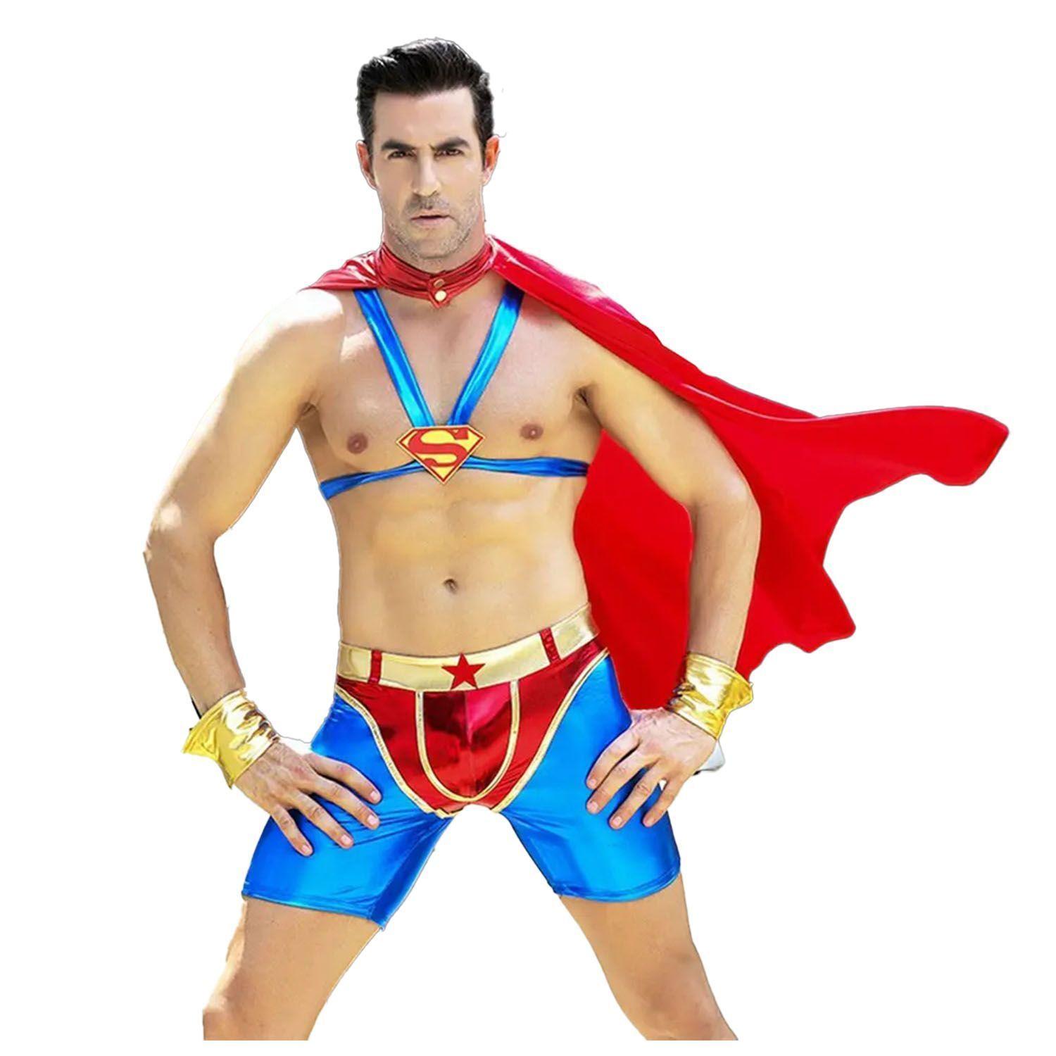 Disfraz Erotico Masculino Superman-0