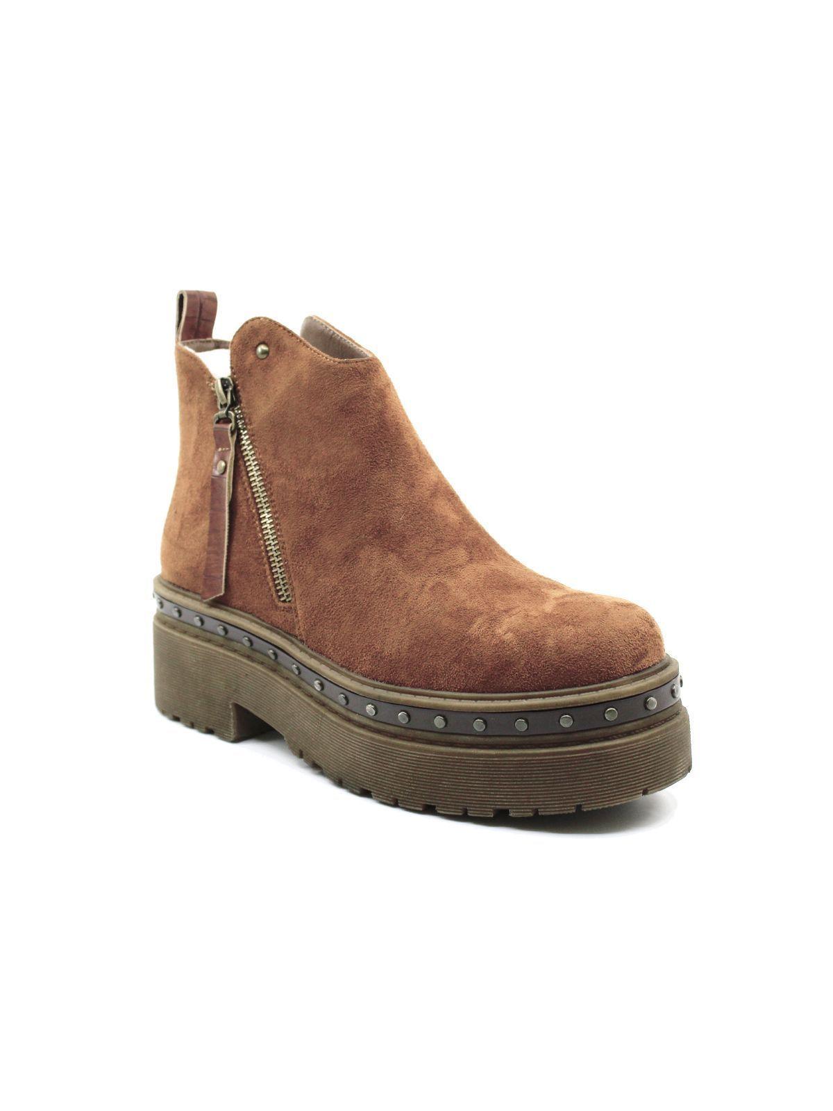 Botin mujer ST23-6 café Stylo Shoes-0