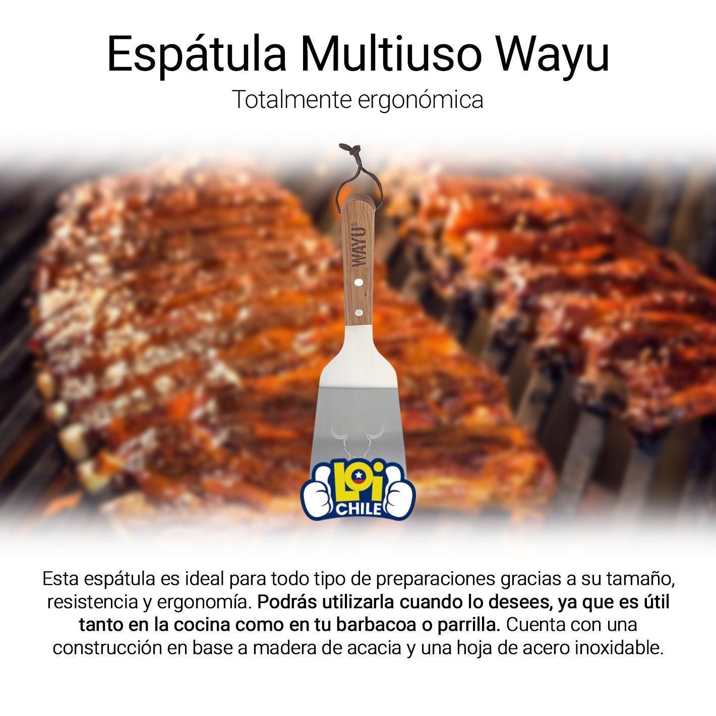 Espatula Multiuso Wayu Churrasquera Asado Cocina-1