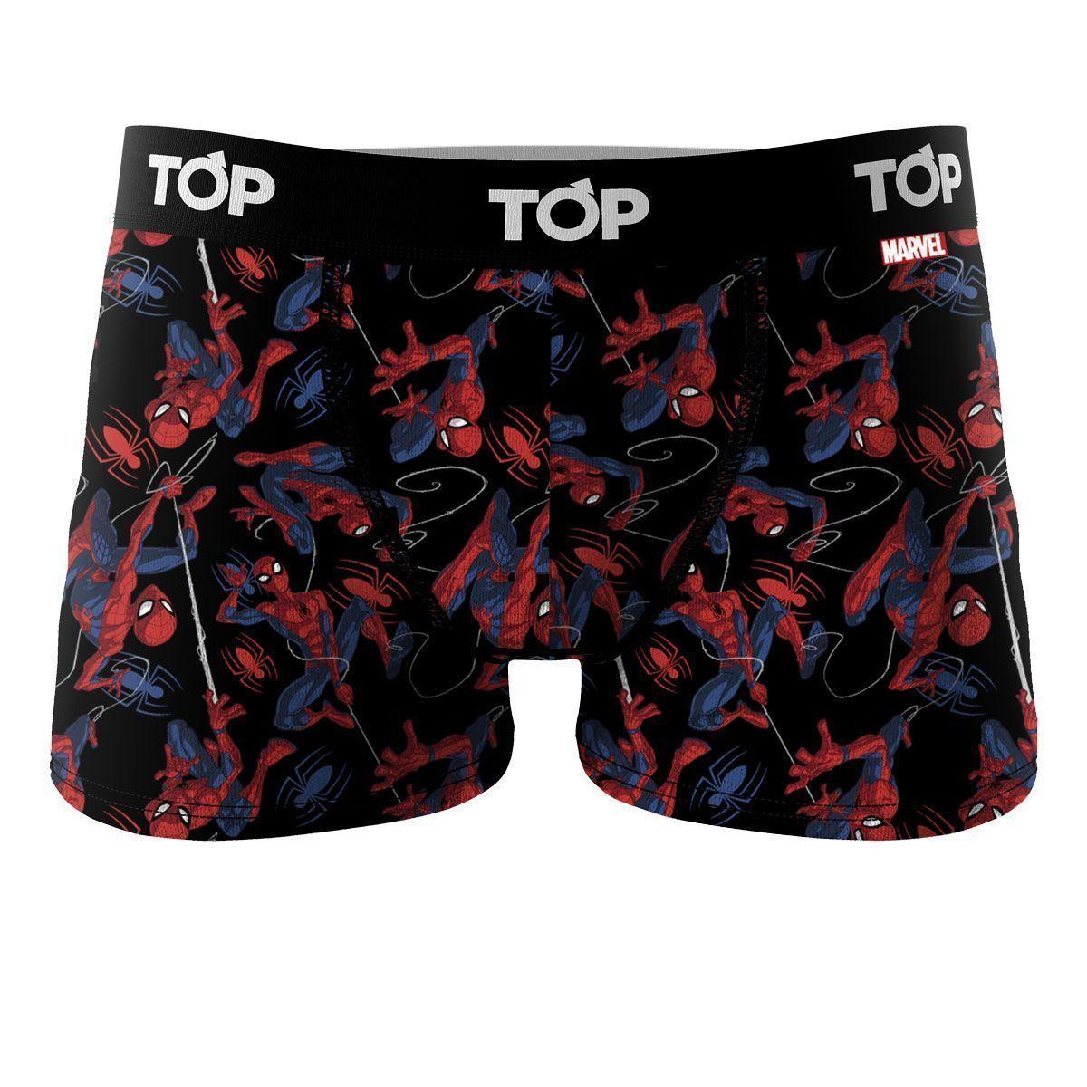  Pack 4 Bóxer Niño Algodón Marvel Top Spider Man C6-1