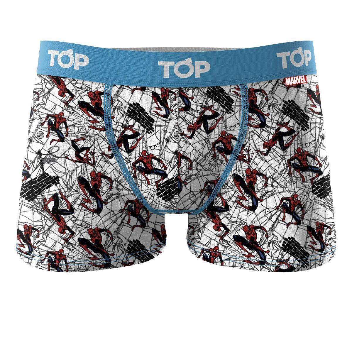  Pack 4 Bóxer Niño Algodón Marvel Top Spider Man C6-3