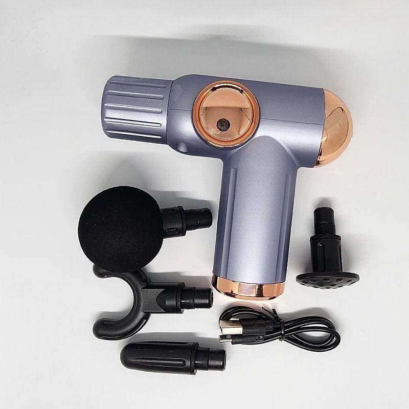 Pistola Masajeadora Maquina Para Masajes Fascial Gun 6 Niveles-2
