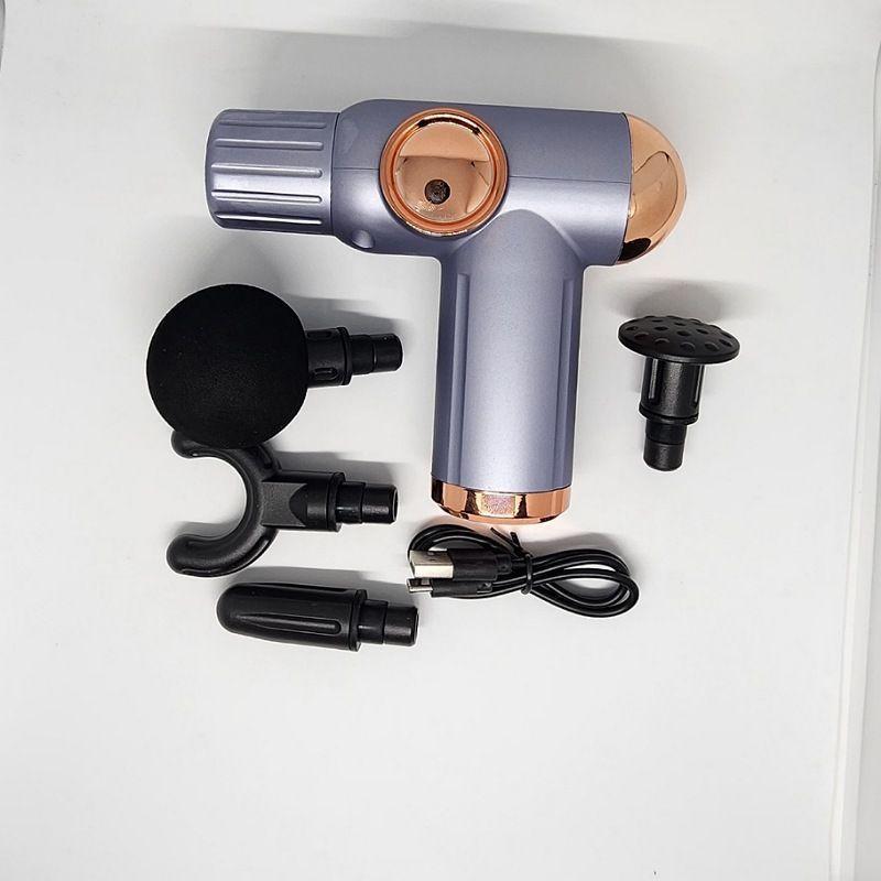 Pistola Masajeadora Maquina Para Masajes Fascial Gun 6 Niveles-0