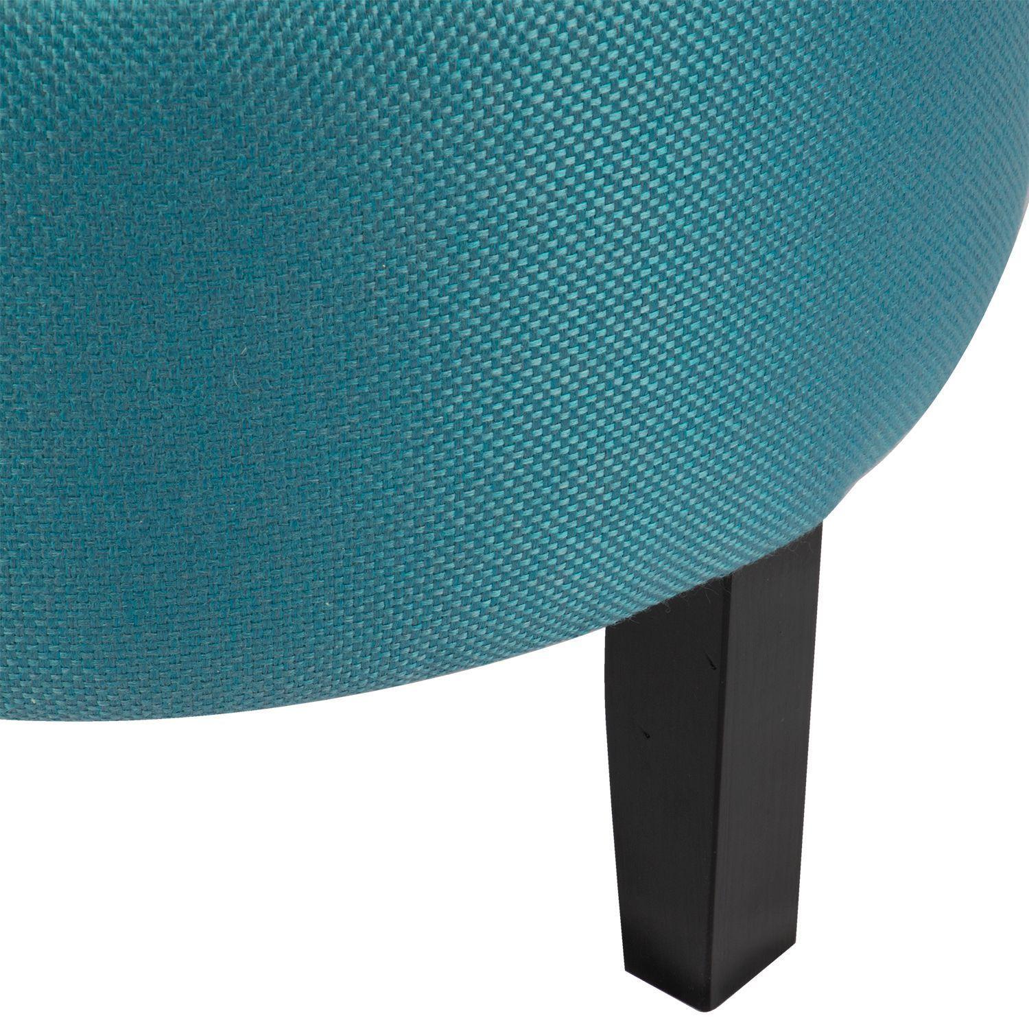 Pouf Jack Turquesa Omega 48x48x40 cm Máxima Design-4