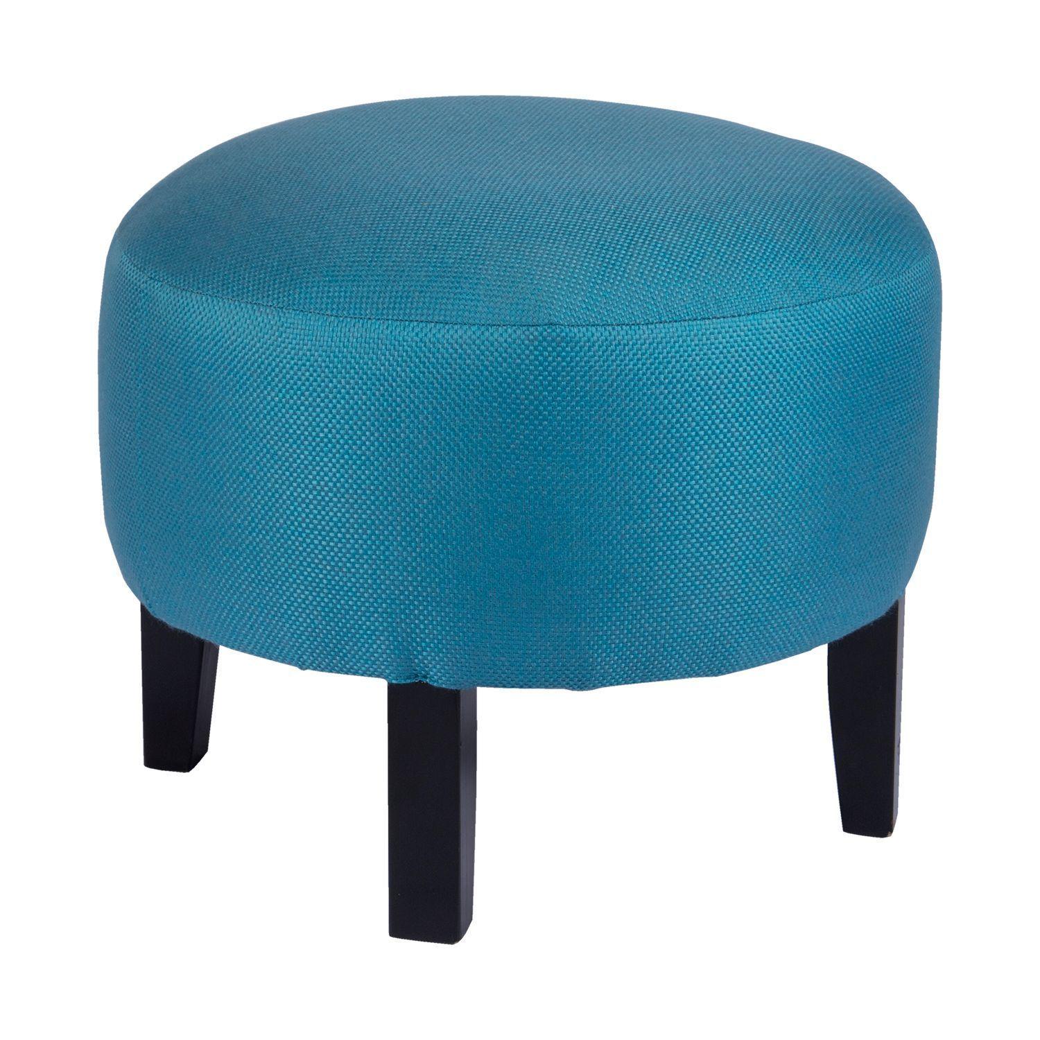 Pouf Jack Turquesa Omega 48x48x40 cm Máxima Design-2