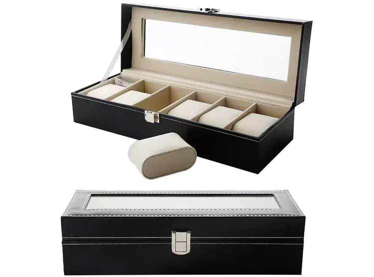 Caja Estuche Para Guardar 6 Relojes Ai81-29