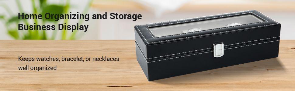 Caja Estuche Para Guardar 6 Relojes Ai81-35