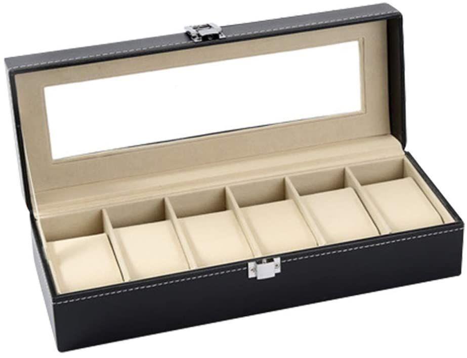 Caja Estuche Para Guardar 6 Relojes Ai81-6