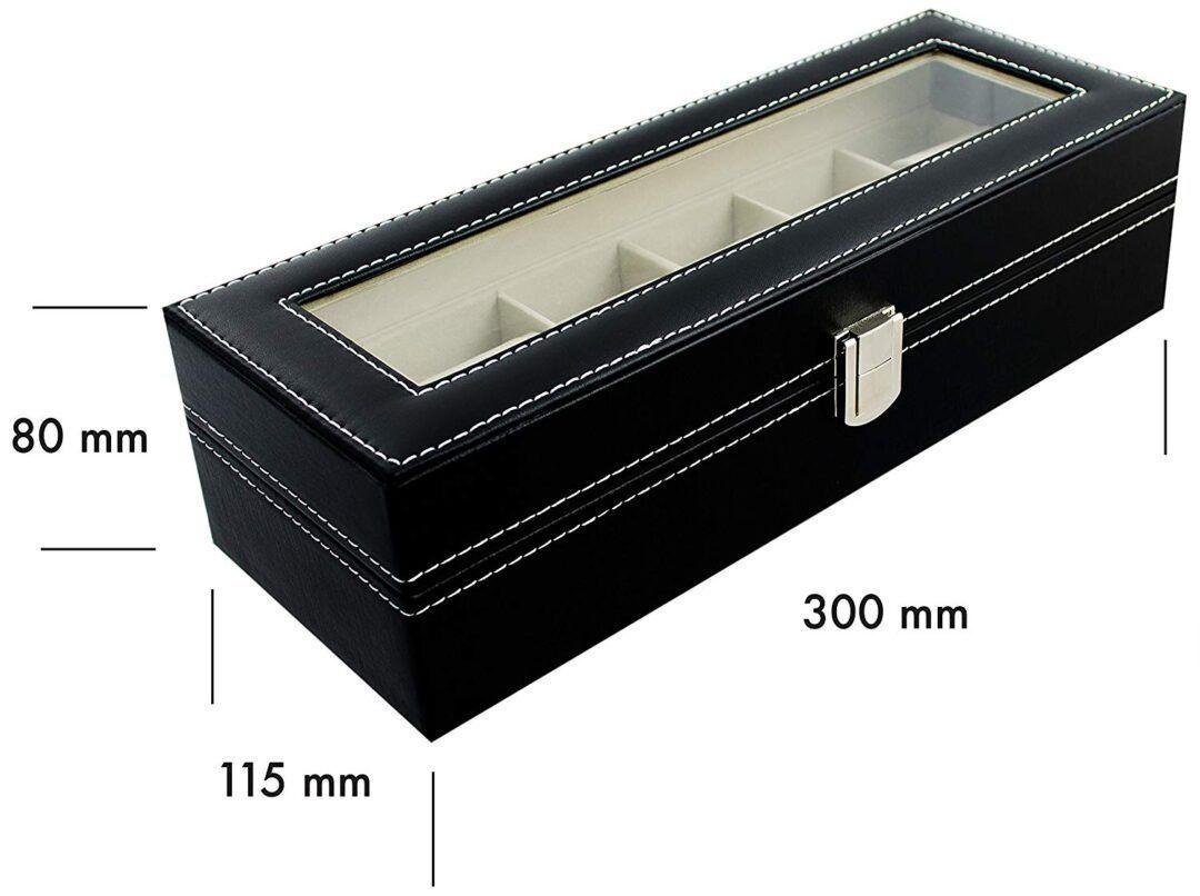 Caja Estuche Para Guardar 6 Relojes Ai81-28