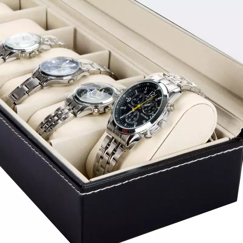 Caja Estuche Para Guardar 6 Relojes Ai81-17