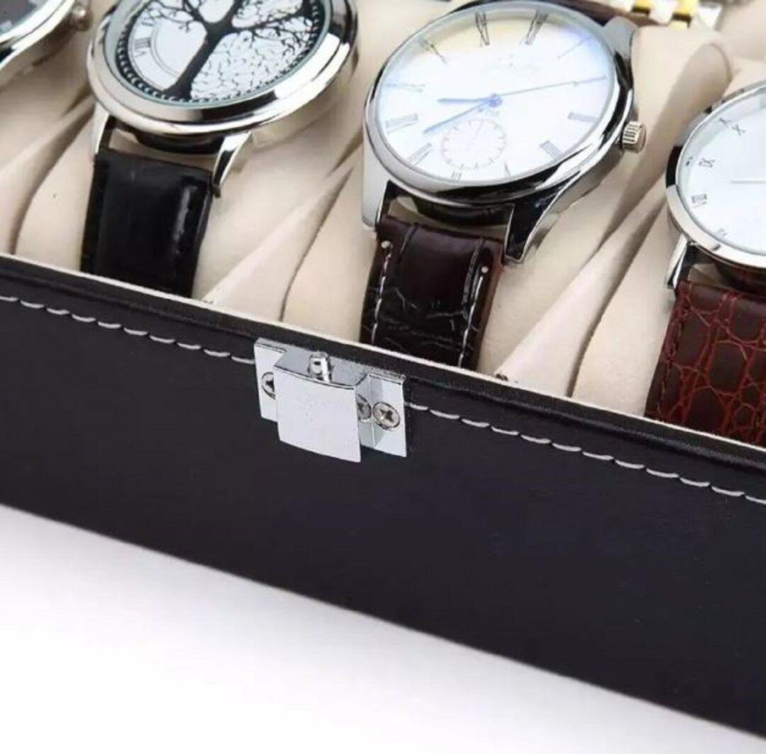 Caja Estuche Para Guardar 6 Relojes Ai81-46