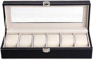 Caja Estuche Para Guardar 6 Relojes Ai81-23