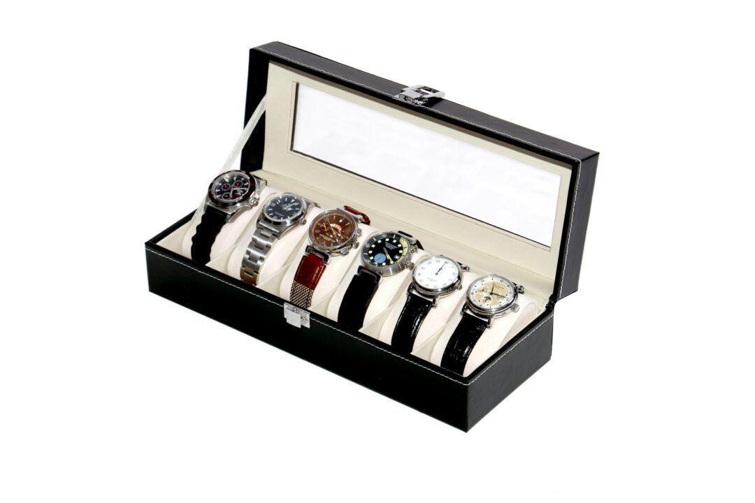 Caja Estuche Para Guardar 6 Relojes Ai81-20
