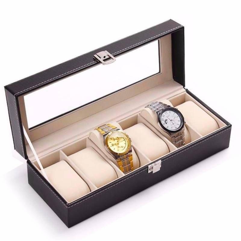 Caja Estuche Para Guardar 6 Relojes Ai81-10