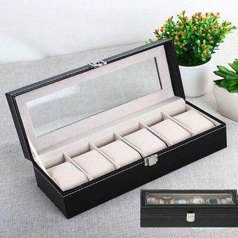 Caja Estuche Para Guardar 6 Relojes Ai81-27