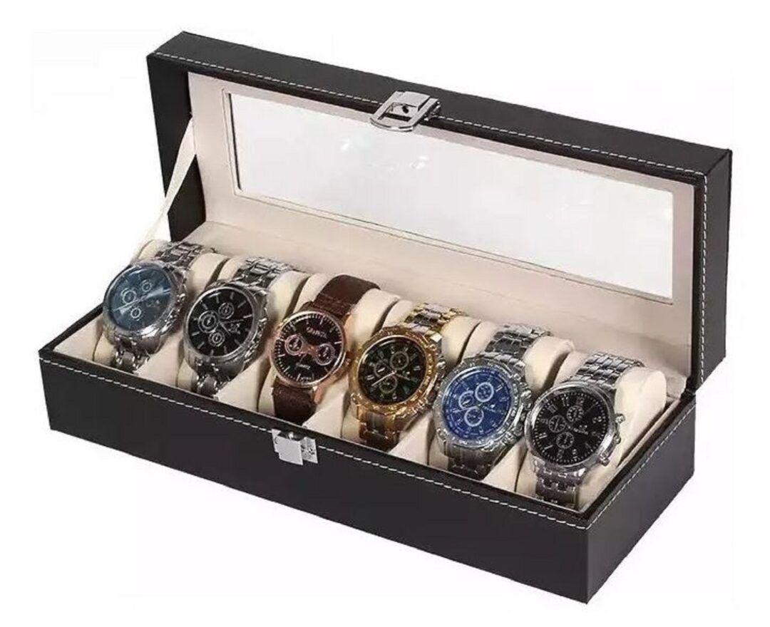 Caja Estuche Para Guardar 6 Relojes Ai81-52