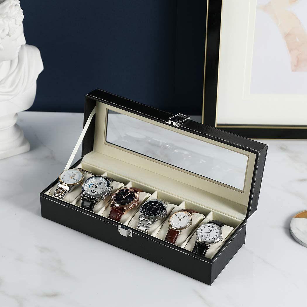 Caja Estuche Para Guardar 6 Relojes Ai81-8
