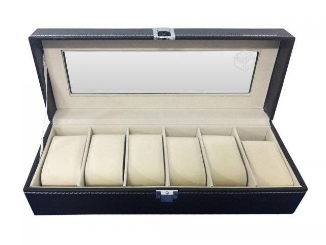 Caja Estuche Para Guardar 6 Relojes Ai81-26