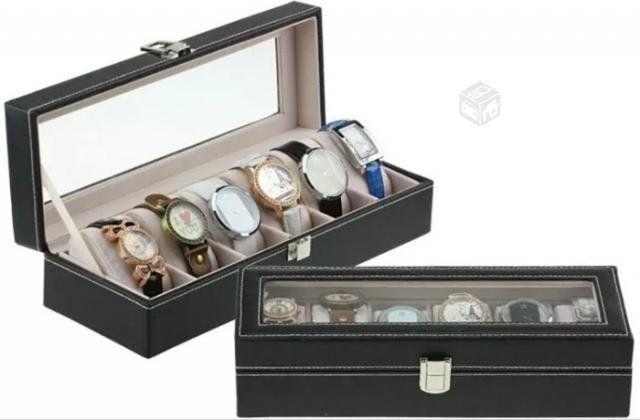 Caja Estuche Para Guardar 6 Relojes Ai81-18