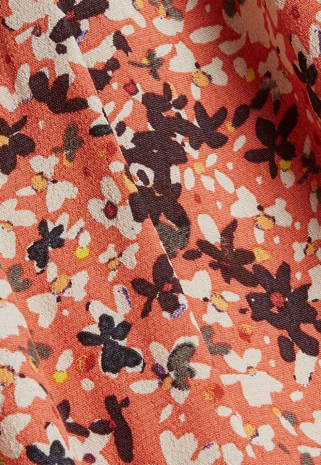 Vestido Mini Manga Larga Estampado Esprit-2