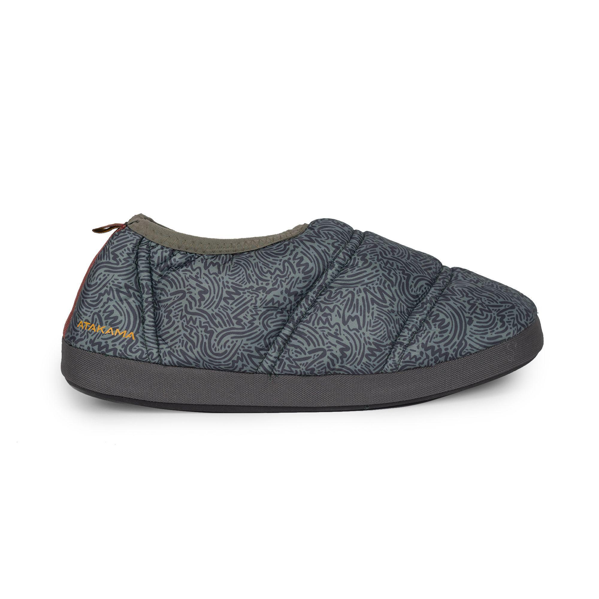 Pantufla Futaleufú Verde Grisáceo Print Atakama Outdoor-0