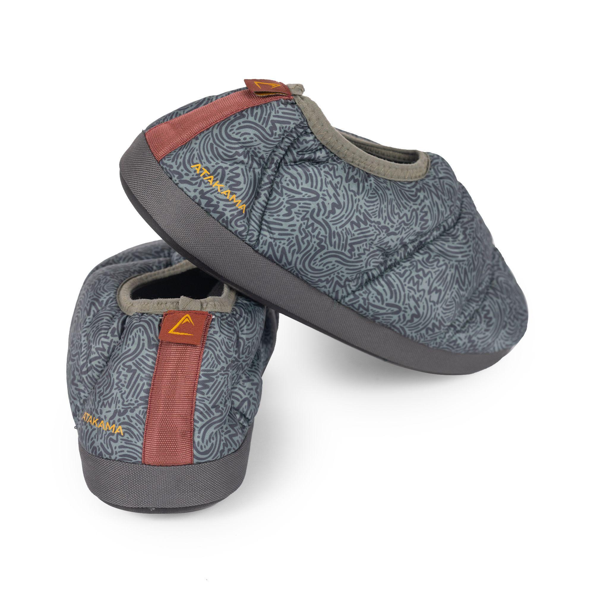 Pantufla Futaleufú Verde Grisáceo Print Atakama Outdoor-1