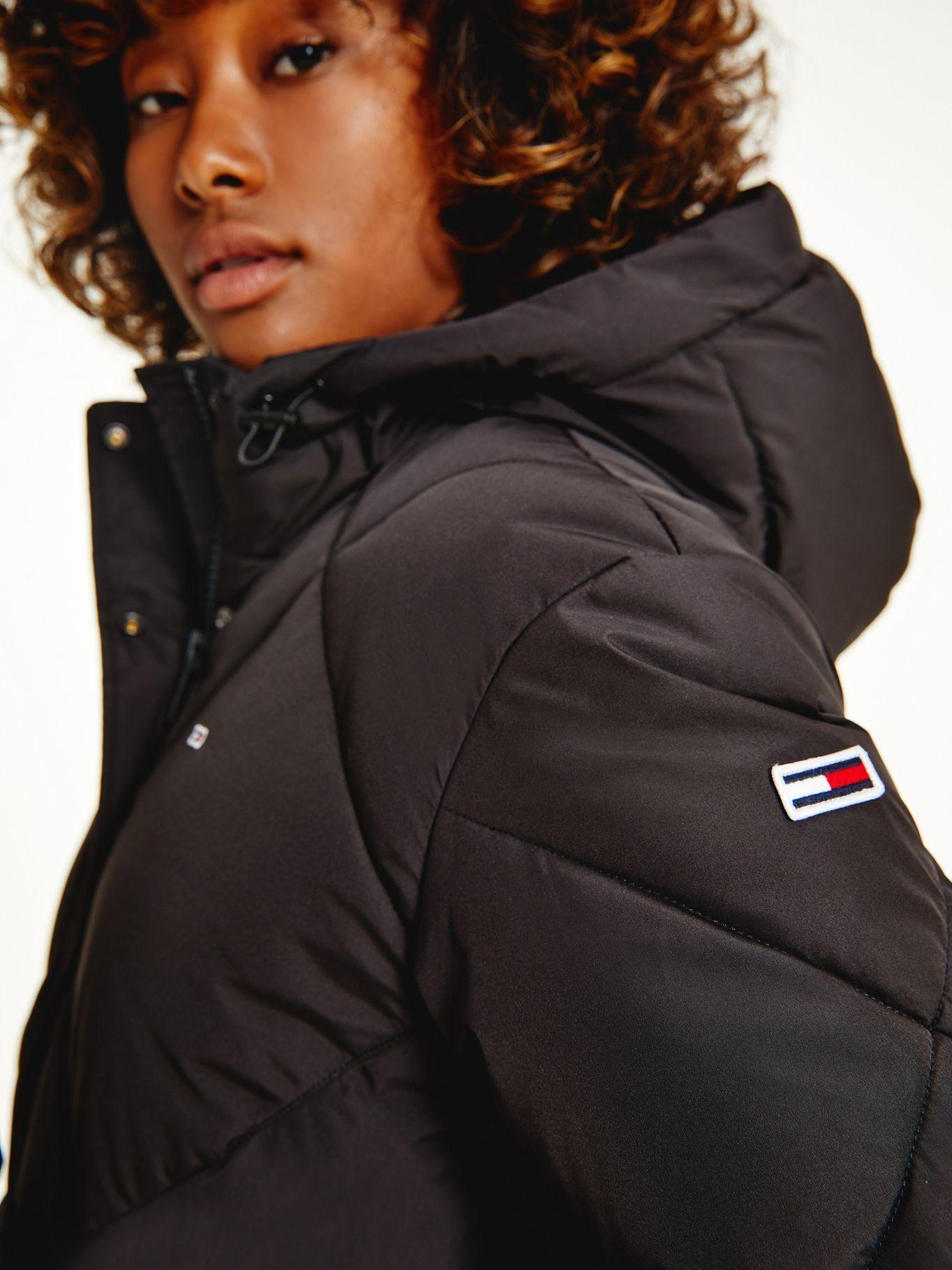 Chaqueta Acolchada Belted Negro Tommy Jeans F2-2