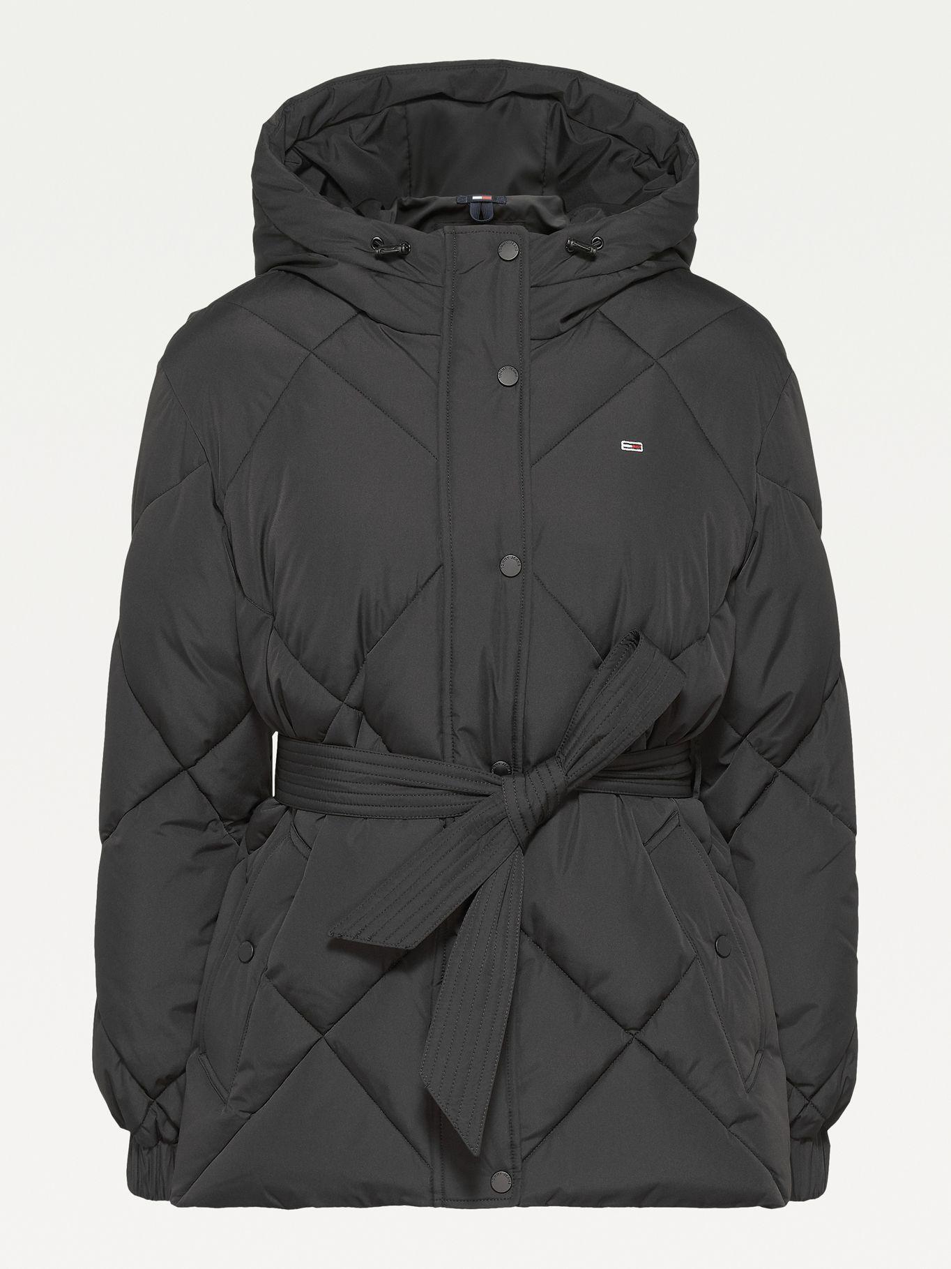 Chaqueta Acolchada Belted Negro Tommy Jeans F2-4