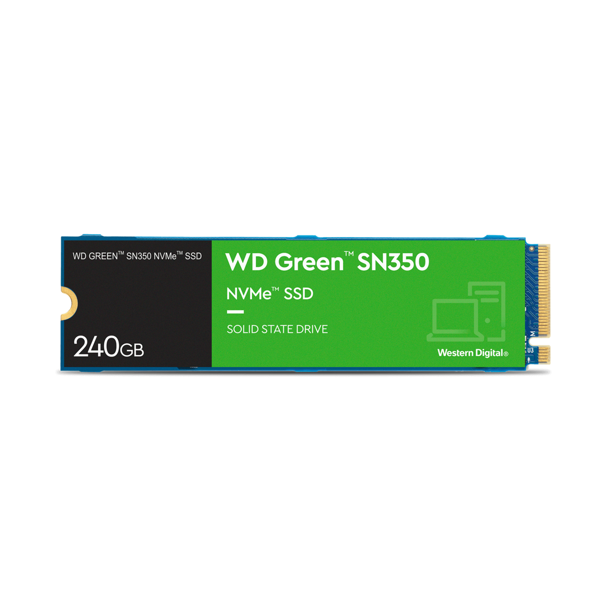 Unidad de Estado Sólido Western Digital Green SN350 240GB NVMe M.2-0