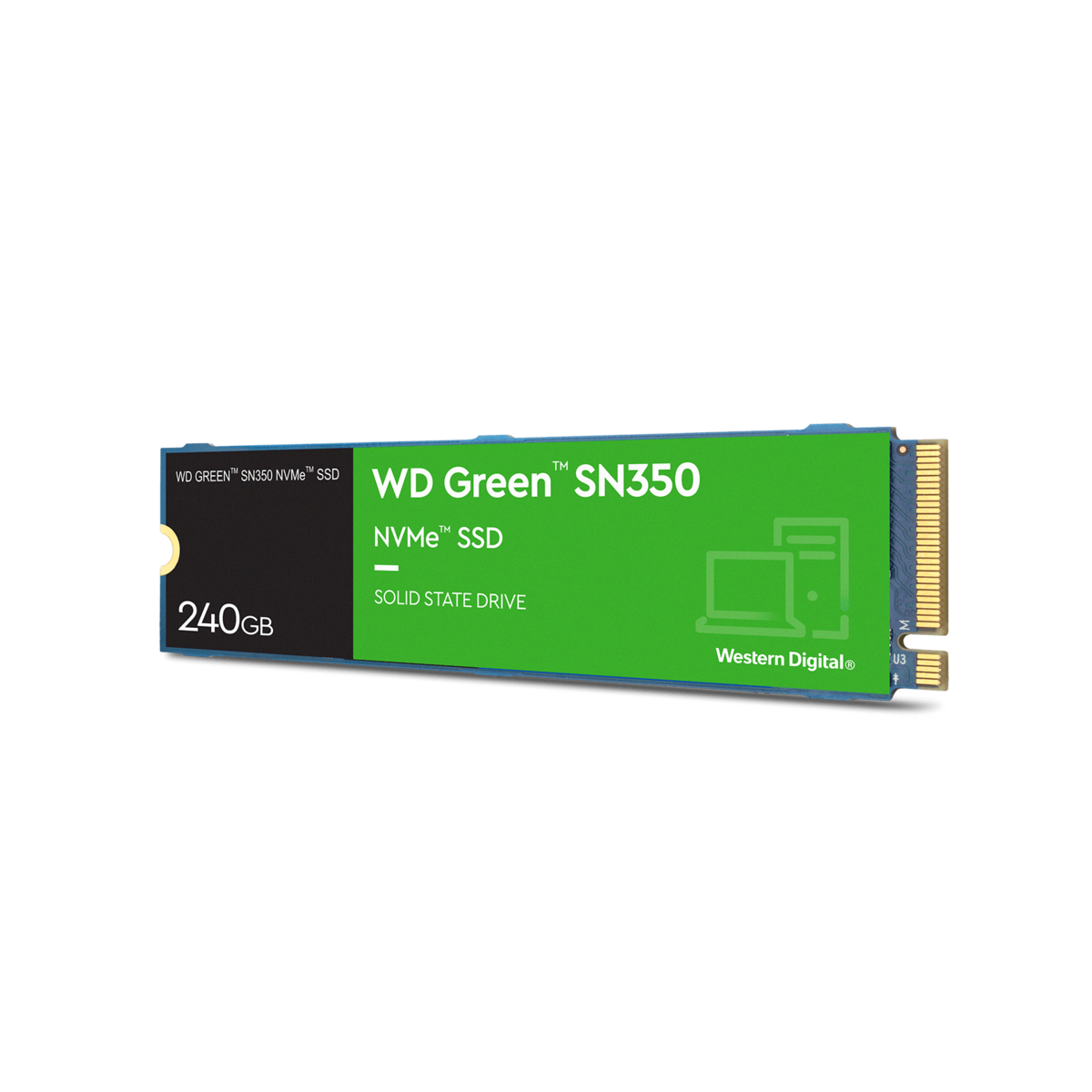 Unidad de Estado Sólido Western Digital Green SN350 240GB NVMe M.2-1