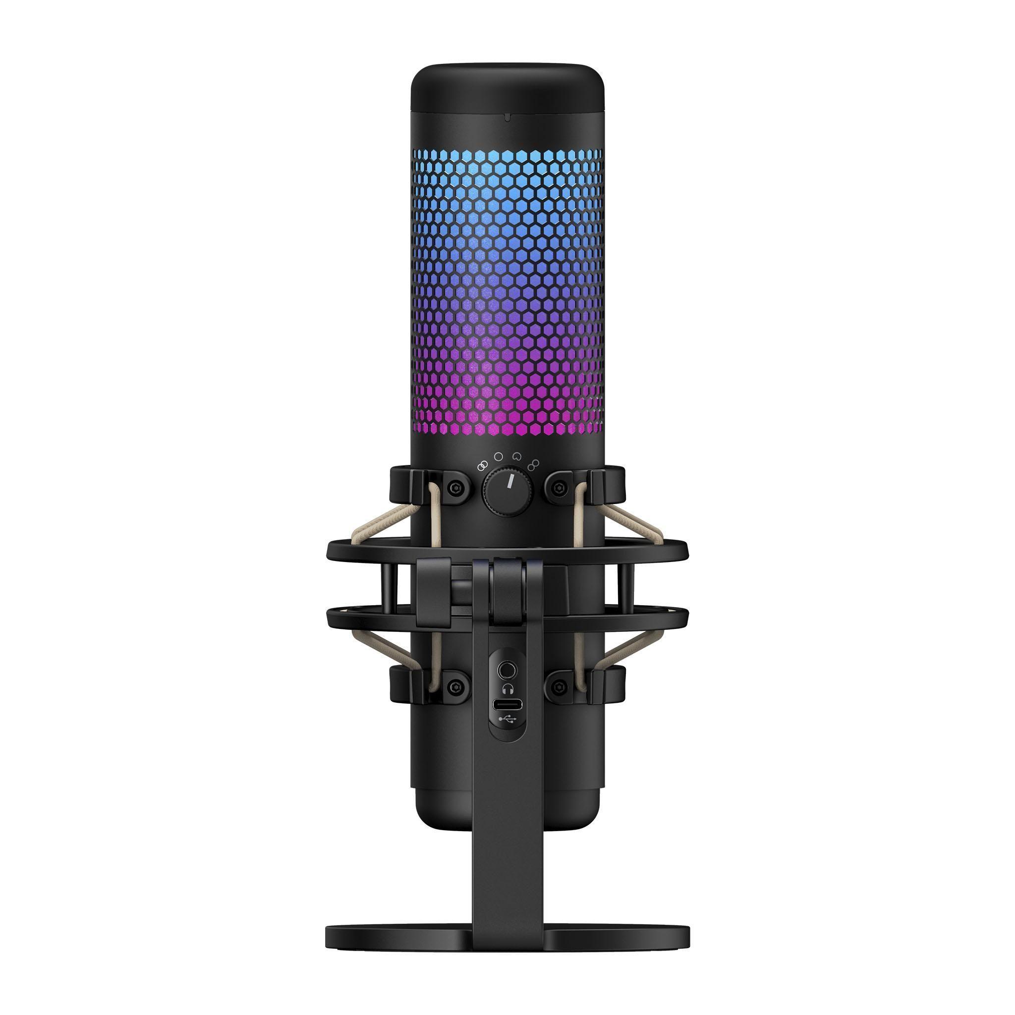 Micrófono Profesional Gamer HyperX QuadCast S RGB-2