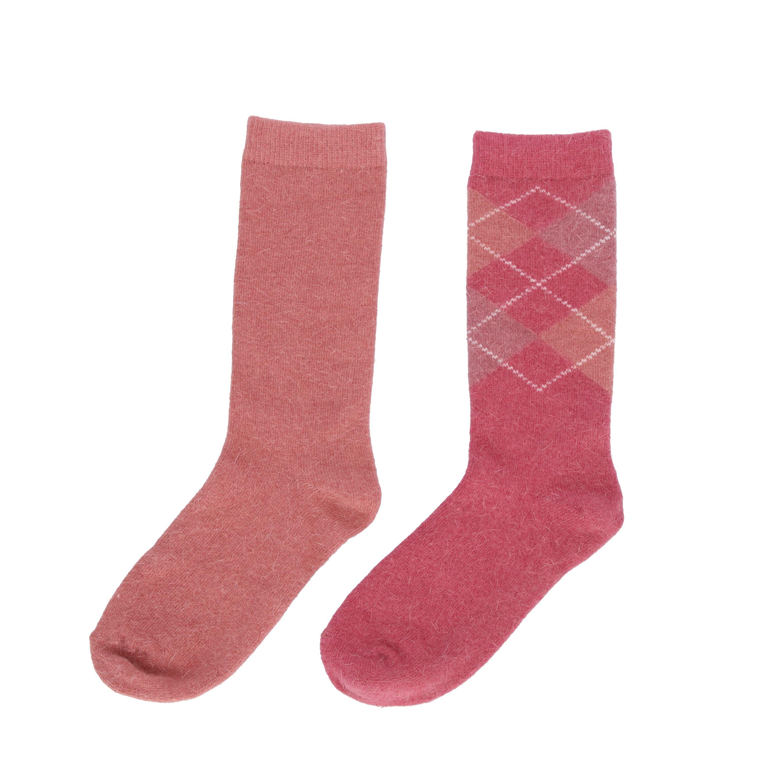 CALCETIN CORTO LANA ANGORA PACK 2 Un.-0